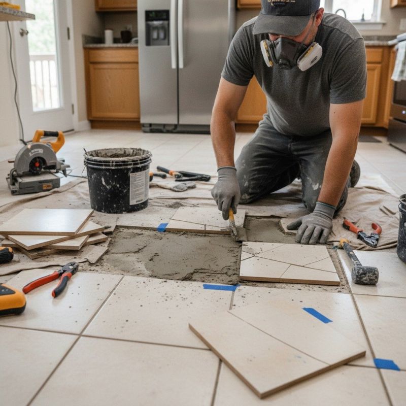 Kitchen Floor Repair