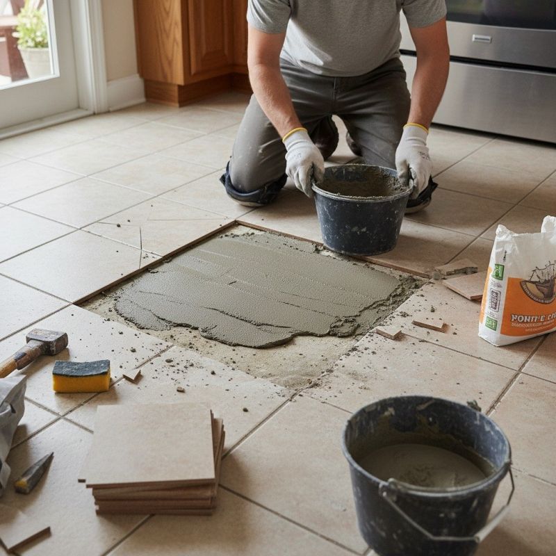 Local Kitchen Floor Repair pros at work